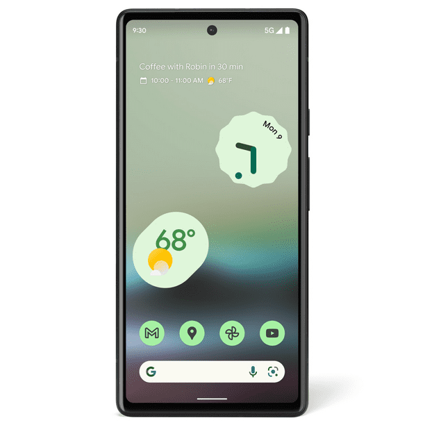 Total by Verizon Google Pixel 6A 5G, 128GB, Black - Prepaid