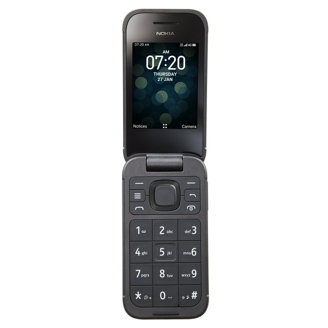 Total by Verizon Nokia 2760 Flip, 4GB, Black- Prepaid Feature Phone ...