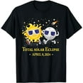 thumbnail image 1 of Total solar Eclipse 8-4-2024: Sun Flees Moon "Eclipse Chase" T-Shirt, 1 of 5