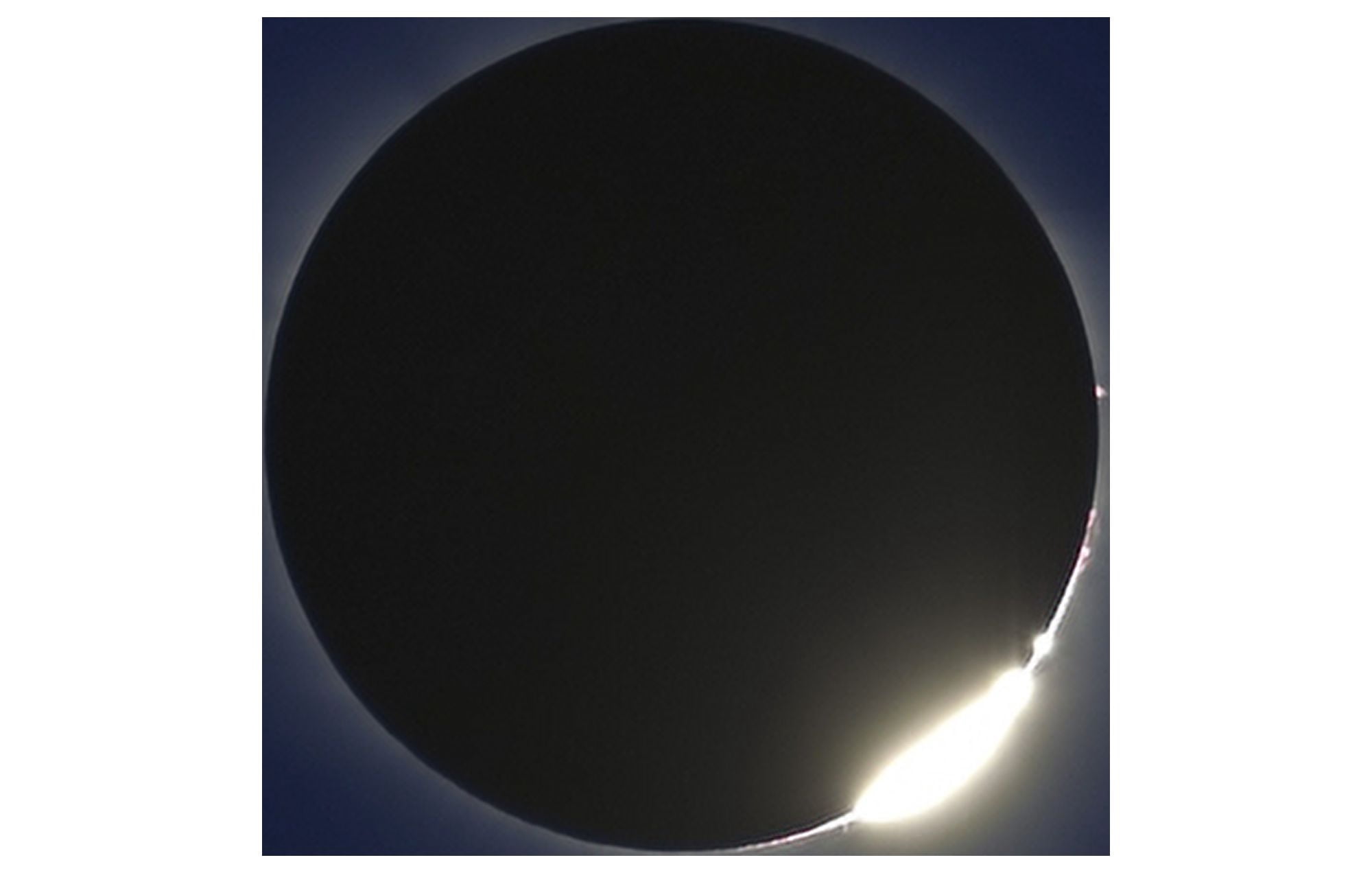 Total solar eclipse Canvas Art - Alan DyerStocktrek Images (35 x 23)