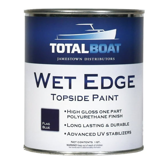 TotalBoat Wet Edge Topside Paint Black Quart