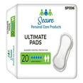 thumbnail image 1 of TotalDry Female Incontinent Pad Contoured 16.5" L SP1596, Ultimate, 20 Ct, 1 of 4