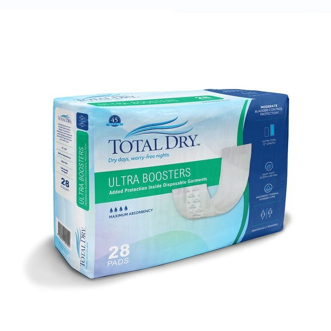 TotalDry Ultimate Boosters Incontinence Booster Pads For Men & Women