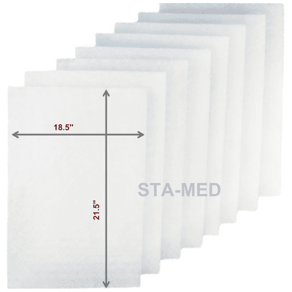 Totaline Star CG1000 Replacement Filter Pads by Sta-Med - 3 Changes 20x24