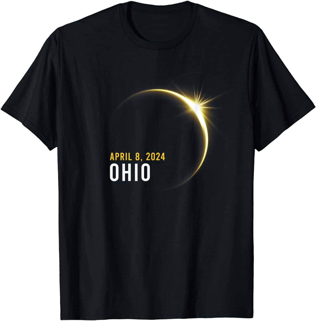 Totality 04 08 24 Total Solar Eclipse 2024 Ohio TShirt