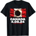 Totality 4.08.24 Total Solar Eclipse In Canada 2024 Cotton TShirt