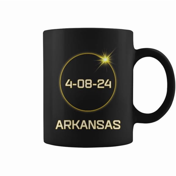 Totality Path 2024 Arkansas Total Eclipse Pocket Coffee Mugs