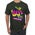 thumbnail image 1 of Totally 80's Forever Vintage Men's Graphic T-Shirt, Forest Green, Large, 1 of 5