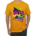 thumbnail image 1 of Totally 80's Forever Vintage Men's Graphic T-Shirt, Gold, Medium, 1 of 5