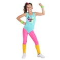thumbnail image 1 of Totally 80s Girl's Workout Costume, 1 of 6