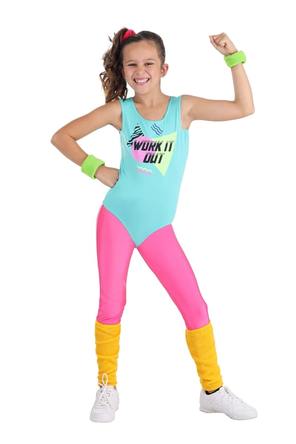 Totally 80s Girl's Workout Costume