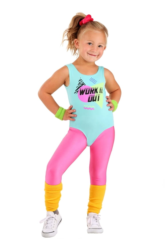 Totally 80s Toddler Workout Costume