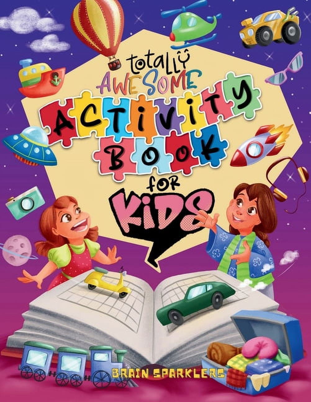 Totally Awesome Activity Book for Kids: Fun Brain Challenging Puzzles ...
