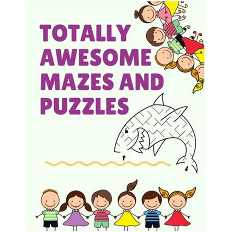 Mazes For Kids: Maze puzzle book for kids ages 4-6 6-8 fun mazes