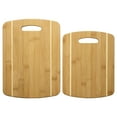 thumbnail image 1 of Totally Bamboo 2-Piece Cutting Board Set; 2 Assorted Sizes of Bamboo Wood Cutting Boards for Kitchen, 1 of 6