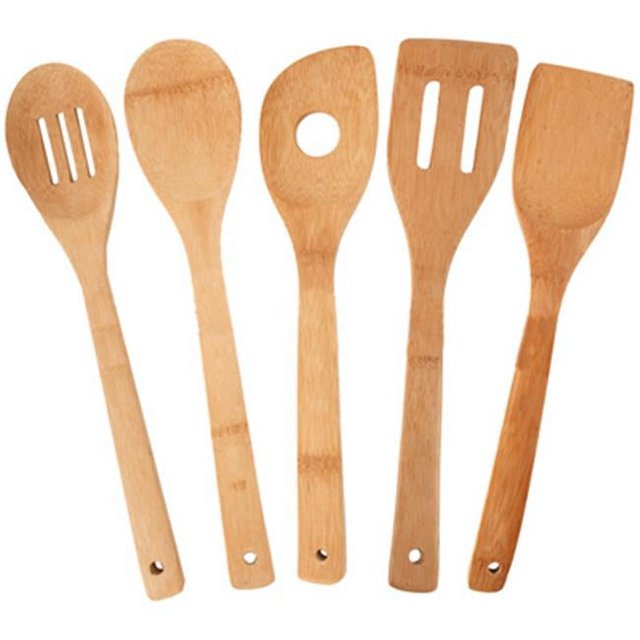 Totally Bamboo 202069 5 Piece Bamboo Utensil Set