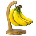 thumbnail image 1 of Totally Bamboo Banana Holder, Banana Hanger Stand with Stainless Steel Hook, 1 of 7