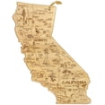 thumbnail image 1 of Totally Bamboo Destination California State Shaped Serving and Cutting Board, Includes Hang Tie for Wall Display, 1 of 7