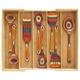 thumbnail image 1 of Totally Bamboo Expandable 5-Compartment Drawer Organizer, Expands from 13 to 22" Wide, 1 of 4