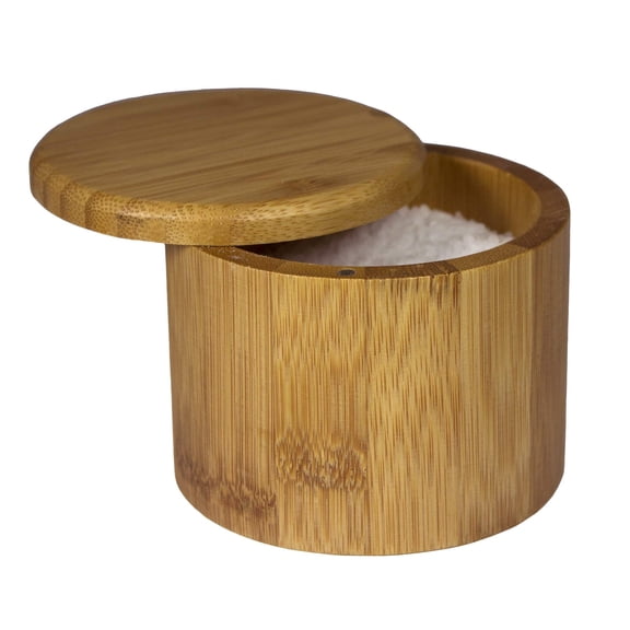 Totally Bamboo 20-2083 Round Salt Box