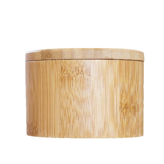Totally Bamboo Salt Cellar with Swivel Lid  Bamboo Spice Box Storage Container for Kitchen Countertop with Magnetic Closure  Ideal for Sea Salt, Spices and Herbs