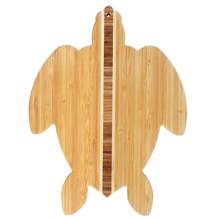 Totally Bamboo Sea Turtle Shape 1-Piece Cutting Board Totally Bamboo Sea Turtle Shape 1-Piece Cutting Board