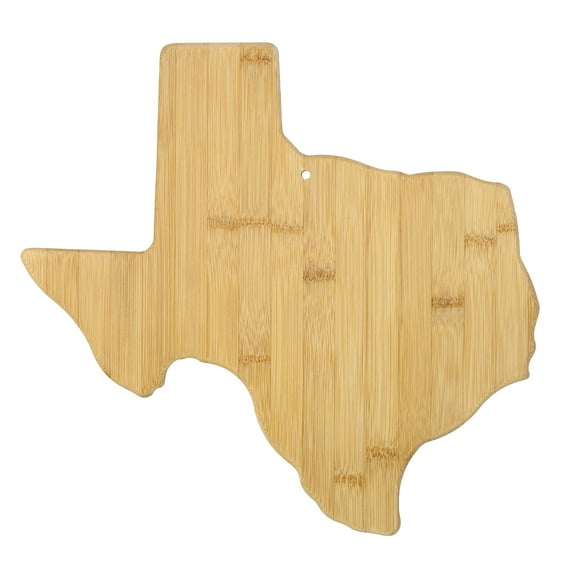 Totally Bamboo Texas State Shaped Bamboo Serving & Cutting Board