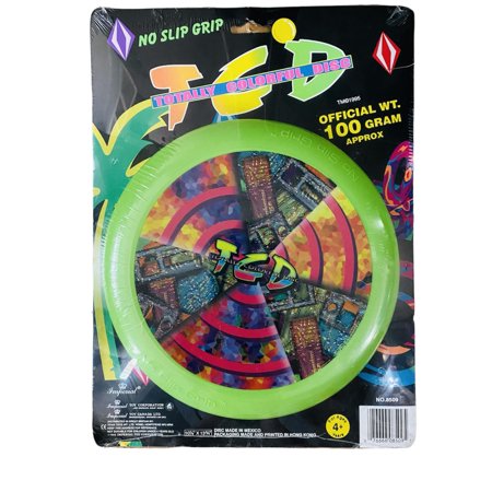 Totally Colorful Disc No Slip Grip Frisbee, 1995