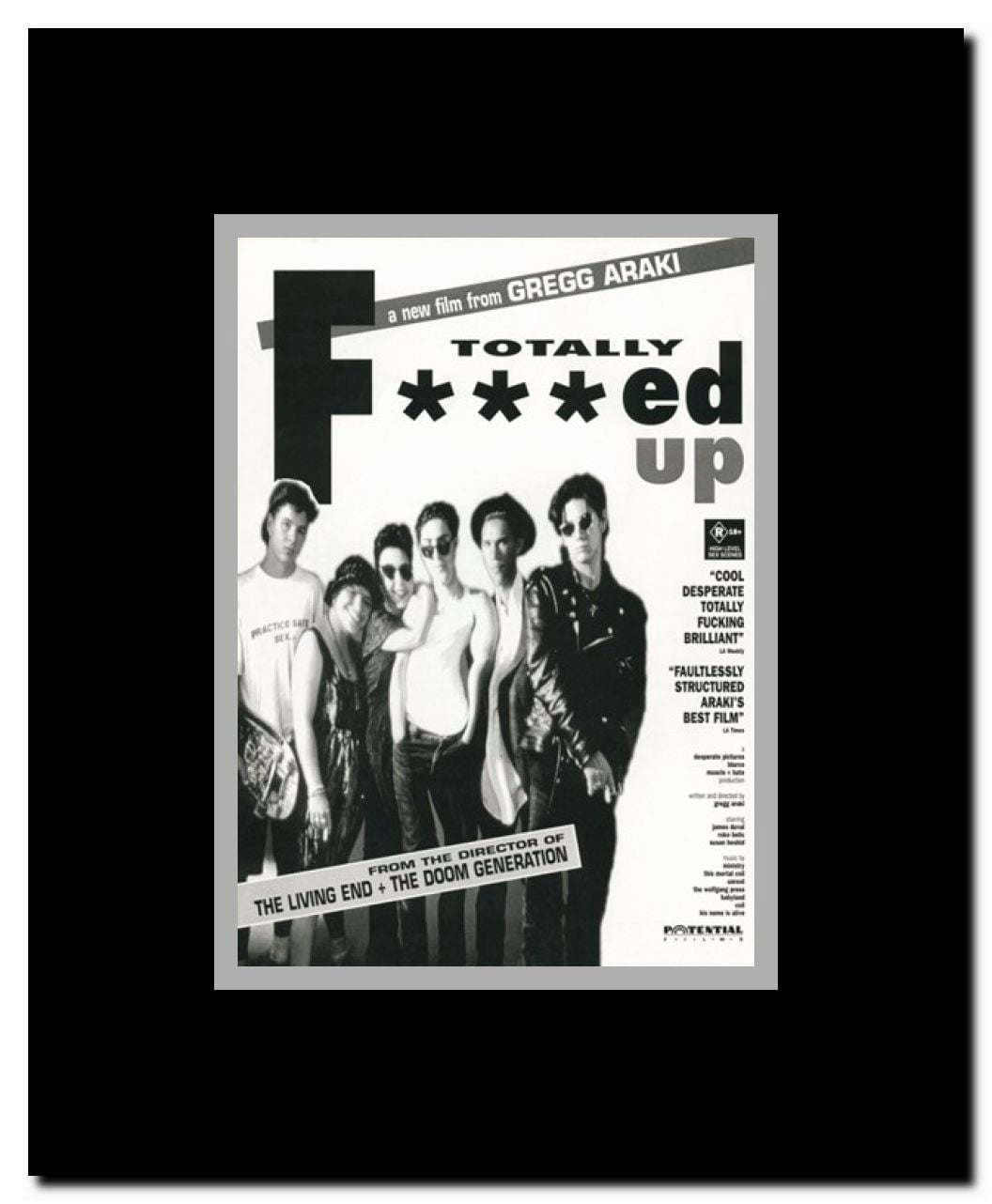 Totally F***ed Up Framed Movie Poster