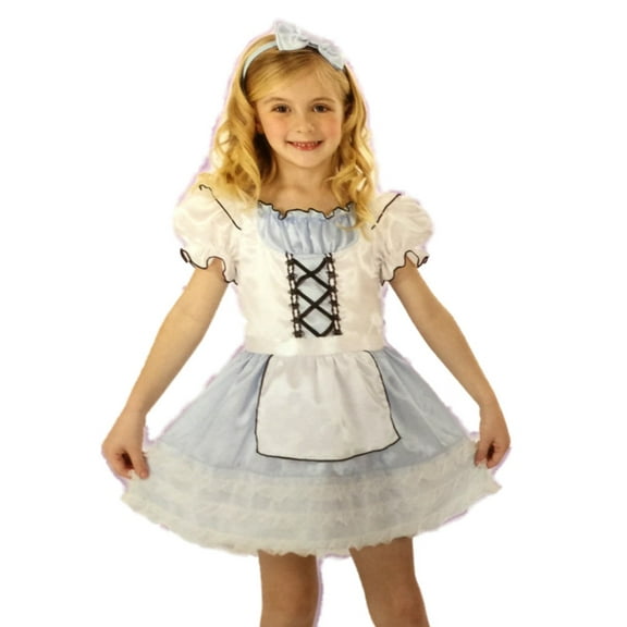Totally Ghoul Girl Storybook Beauty Halloween Costume Princess Dress Up Outfit L