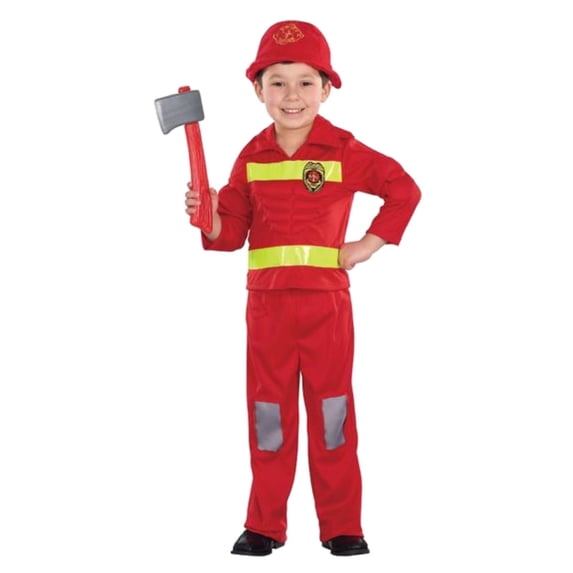 Totally Ghoul Infant & Toddler Boys Fireman Halloween Muscle Costume 12-18m