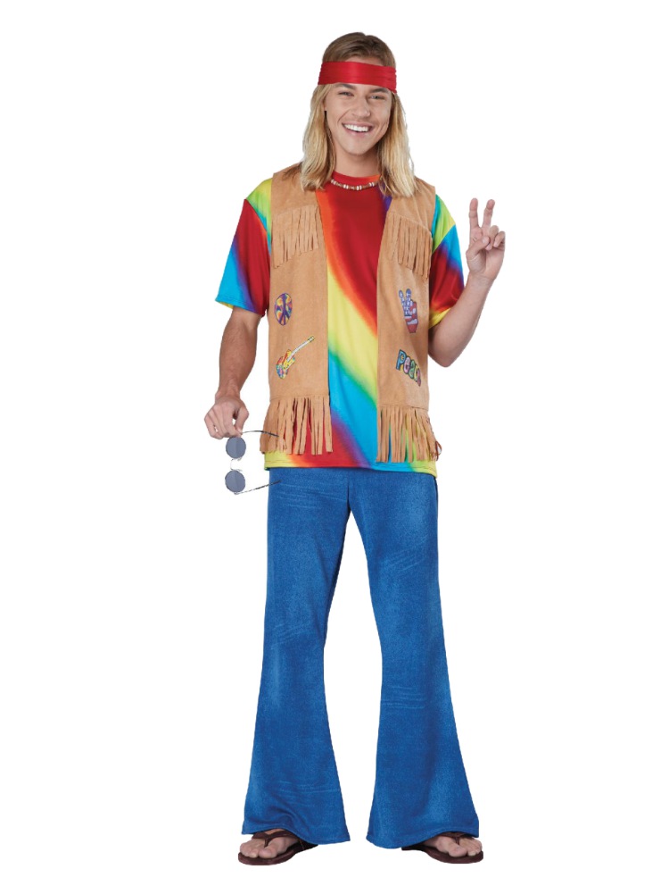 Tie dye hippie costume deals