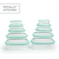 thumbnail image 1 of Totally Kitchen Rectangle Food Containers, Mint, 20 Pcs, 1 of 10