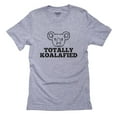 thumbnail image 1 of Totally Koalafied - Smart Aussie Koala Bear Men's Grey T-Shirt, 1 of 2