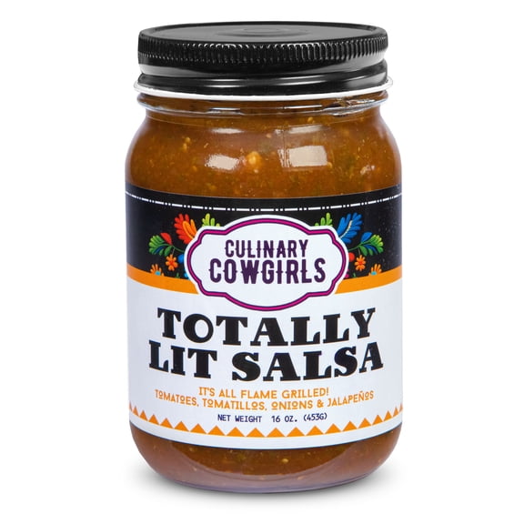 Culinary Cowgirls Totally Lit Salsa, 16 oz