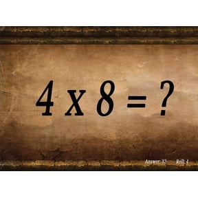 Totally Medieval Multiplication Math Dice - For All Ages - Reinforce your Math Skills While Playing Any Game