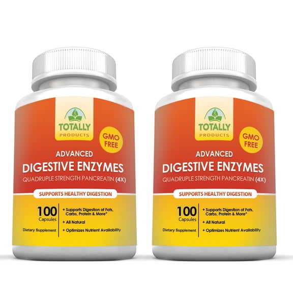 Totally Products Advanced Digestive Enzymes (2 bottles)