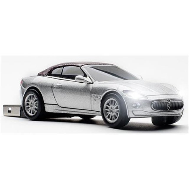 Totally Tablet CCS660363 Maserati Grancabrio Silver Touring 4 GB USB 2.0 Stick