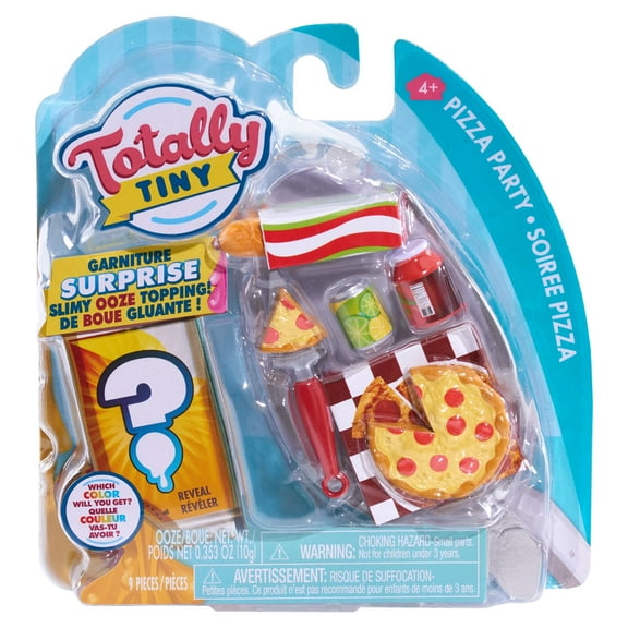 Totally Tiny Fun with Food Sets, Pizza Party,  Kids Toys for Ages 4 Up, Gifts and Presents
