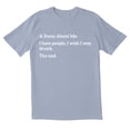 thumbnail image 1 of TotallyTorn A Poem About Me I Hate People I Wish I Was Drunk The End Novelty Sarcastic Funny Men's T Shirts, 1 of 2