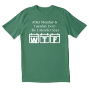 TOTALLY TORN TotallyTorn After Monday And Tuesday Novelty Sarcastic Funny Mens Graphic T Shirts