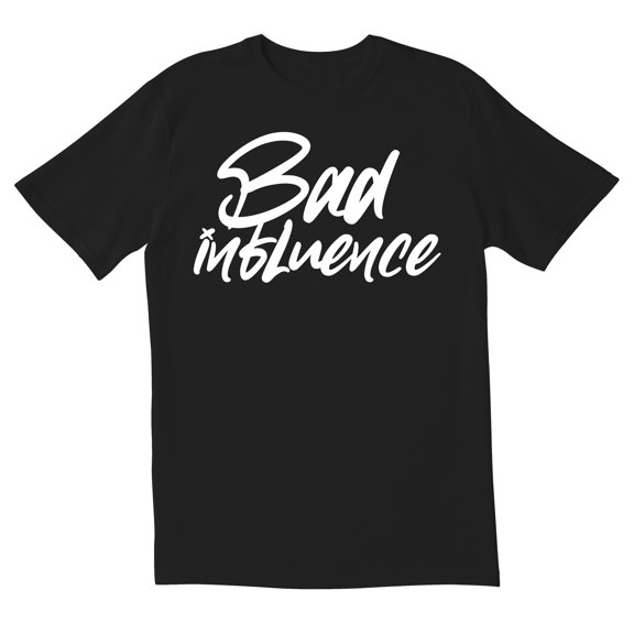 TotallyTorn Bad Influence Novelty Sarcastic Funny Mens Graphic T Shirts