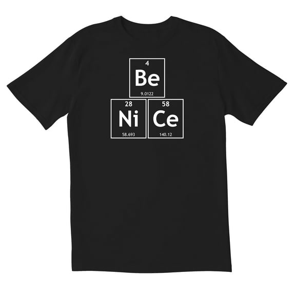 TotallyTorn Be Nice Novelty Sarcastic Funny Mens Graphic T Shirts