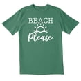 thumbnail image 1 of TotallyTorn Beach please Novelty Sarcastic Funny Mens Graphic T Shirts, 1 of 5