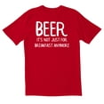 thumbnail image 1 of TotallyTorn Beer Is Not Just For Breakfast Anymore Novelty Sarcastic Funny Mens Graphic T Shirts, 1 of 5