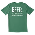 thumbnail image 1 of TotallyTorn Beer Is Not Just For Breakfast Anymore Novelty Sarcastic Funny Mens Graphic T Shirts, 1 of 5