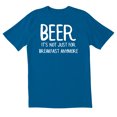 thumbnail image 1 of TotallyTorn Beer Is Not Just For Breakfast Anymore Novelty Sarcastic Funny Mens Graphic T Shirts, 1 of 5