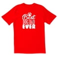 thumbnail image 1 of TotallyTorn Best Dog Dad Ever Novelty Sarcastic Funny Mens Graphic T Shirts, 1 of 5