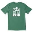 thumbnail image 1 of TotallyTorn Best Dog Dad Ever Novelty Sarcastic Funny Mens Graphic T Shirts, 1 of 5