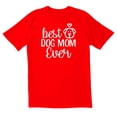 thumbnail image 1 of TotallyTorn Best Dog Mom Ever Novelty Sarcastic Funny Mens Graphic T Shirts, 1 of 5